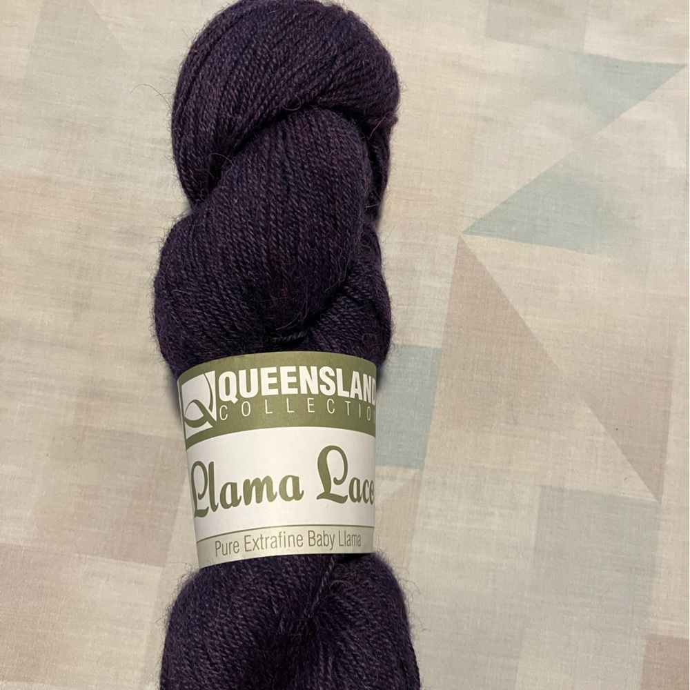 Queensland Collection Llama Lace Yarn Pinot Noir